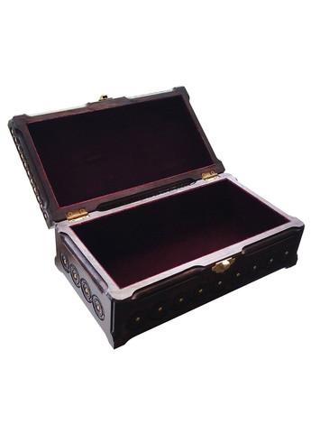 Дерев'яна скринька інкрустована металом, шкатулка (23/13см.) Україна (315728978)