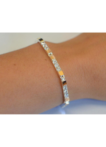 Серебряный браслет со вставками из золота Silver Style (367113180)