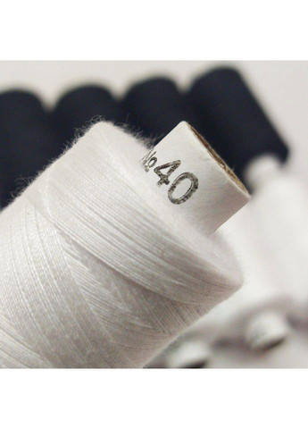 Набір білої нитки 40/2 100% поліестер 400 м Peri (352745730)