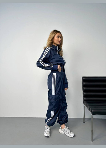 Стильный женский костюм с плащевками и брюками джогерами. Tik-Tak (322647519)