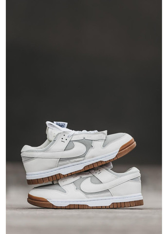 КРОСІВКИ ЖІНОЧІ NIKE AIR DUNK REMASTERED WHITE GUM НАЙК АІР ФОРС 1 ПРЕМІУМ No Brand білі демісезони (367166793)