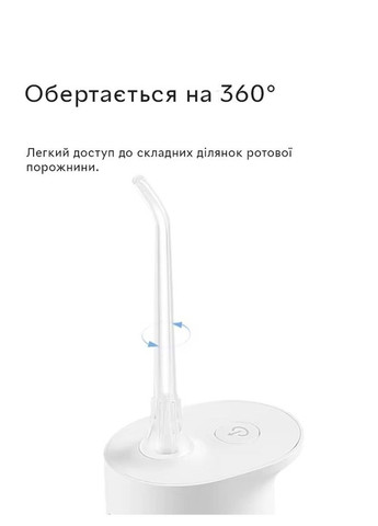 Набор насадок 4 шт для ирригатора Teeth Flosser MEO701, White MiJia (322292498)