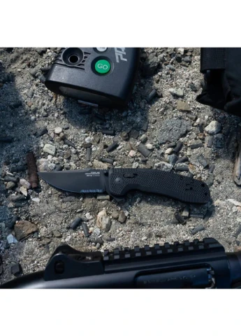 Раскладной нож TAC XR, Black/Partially Serrated Sog (347643452)
