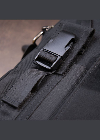 Чоловіча текстильна сумка через плече чорна кросбоді 20660 Vintage (329197659)