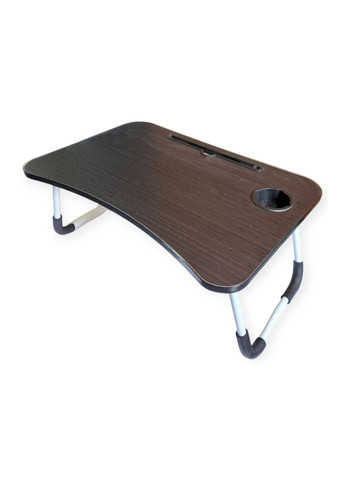 Столик для ноутбука, планшета завтраков складной переносной стол в кровать с подставкой под стакан деревянный No Brand (290704739)