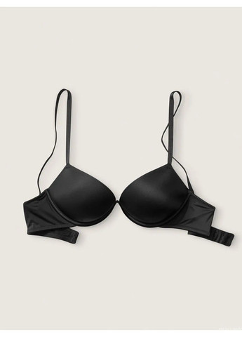 Чёрный бюстгальтер pink wear everywhere super push-up black Victoria's Secret