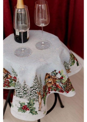 Скатерть гобеленовая SQUIRREL Dх90 см Прованс (367261770)