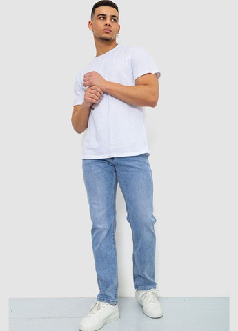 Біла футболка чоловіча однотонна базова, колір чорний, Ager