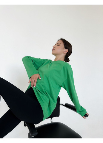 Унісекс лонгслів оверсайз котон (0012700BEL3XL) Casual Trend №127 - (361029275)