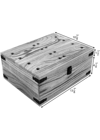 Органайзер для окулярів з дерева Тбілісі мокко (ОЧК-000110) No Brand (328081940)
