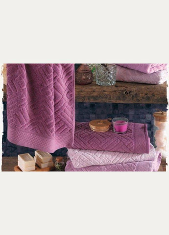 Gursan набор полотенец cotton jacquard liza 50*90 (3 шт.) фиолетовый производство -