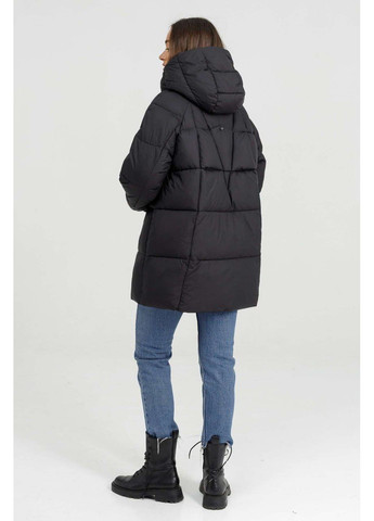 Чорний зимній Пуховик аляска Fodarlloy