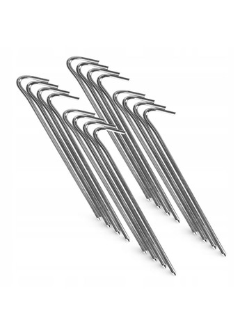 Набор колышков для палатки стальные 20 см 20 шт () Mountain Goat P-5905973406864 (352505991)