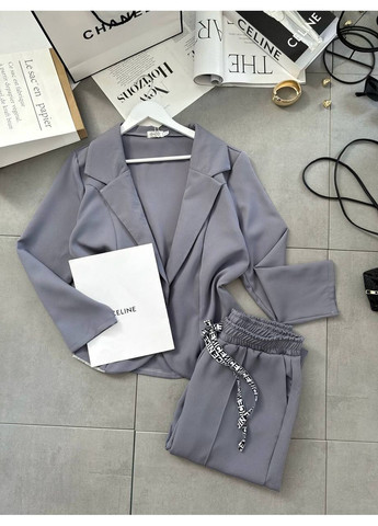 Костюм жіночий (піджак + брюки) — ЗАМІР В ОПИСІ DK/DL Мода без кордонів (370682782)