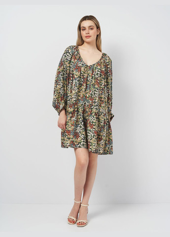 Комбінована повсякденний сукня H&M з квітковим принтом