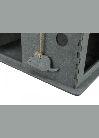 Домик для кота Lene из фетра 54х30х35см серый (36271) Trixie (333940686)