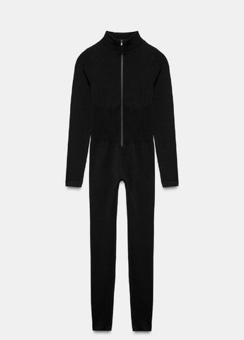Комбинезон Zara однотонный чёрный