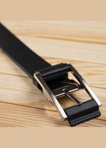 Мужской ремень кожаный под брюки 00869 Черный Grande Pelle (302972197)