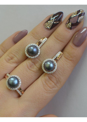 Срібний набір з жемчугом Silver Style (367112856)