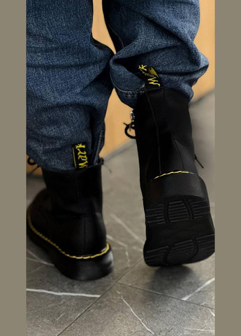 Черевики жіночі демісезонні чорні натуральна шкіра Seven Черевики демісезонні (327880844)