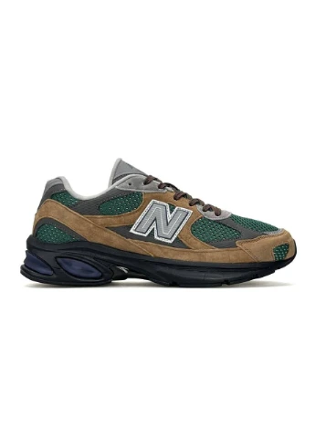 Коричневі кросівки чоловічі new balance демісезон No Brand 2010 Coyote Green Black