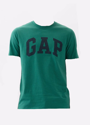 Зелена футболка чоловіча з коротким рукавом Gap