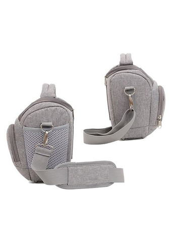 Сумка-треугольная для зеркального фотоаппарата с ремнем и дождевиком Серый ( код: IBF079S4 ) Digital (325861911)