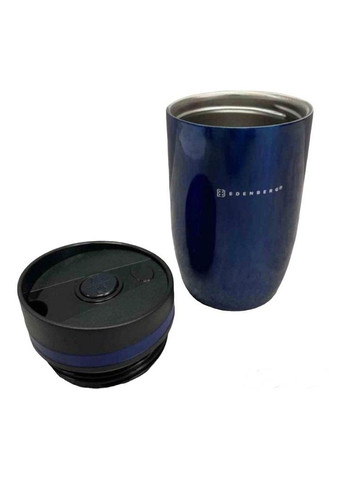 Термокухоль вакуумний із нержавіючої сталі 330 мл EB-641 синій Edenberg (360654331)