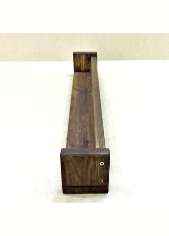 Настенная полка из дерева Кингкей 60 мокко (НСП-601010) No Brand (328082035)