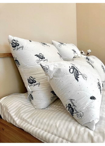 Подушка из лебединого пуха 21497 70х70 см белая Leri Max (365680263)