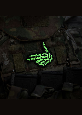 Нашивка Skeleton shooter (вишивка) Black M-TAC (315047809)