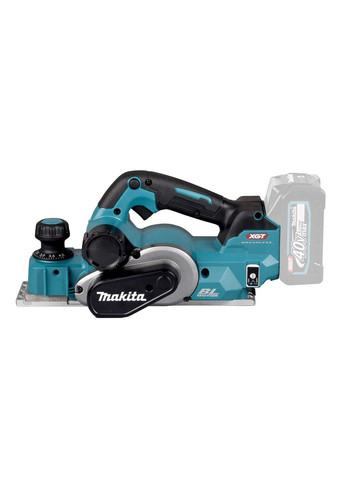 Рубанок аккумуляторный KP001GZ (82 мм, 15000 мин-1, BL, XGT, AWS, без аккумуляторов и зарядного устройства) Makita (296987404)