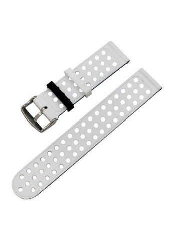 Двухсторонний ремешок с перфорацией для часов Asus ZenWatch 2 (WI501Q) Black&White Primo (266341181)