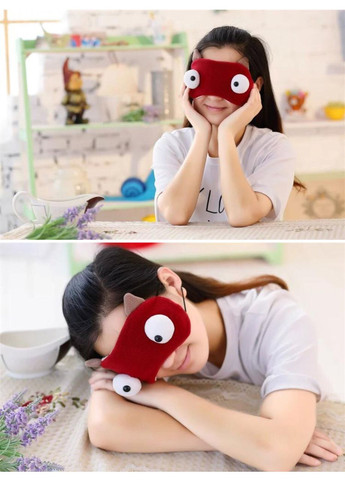 М'яка маска для сну—пов'язка на очі з великими очима Монстрик ( ) China (366874792)