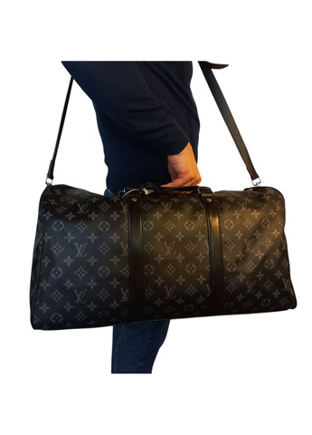 Сумка дорожня, унісекс, чорна Louis Vuitton (319480169)