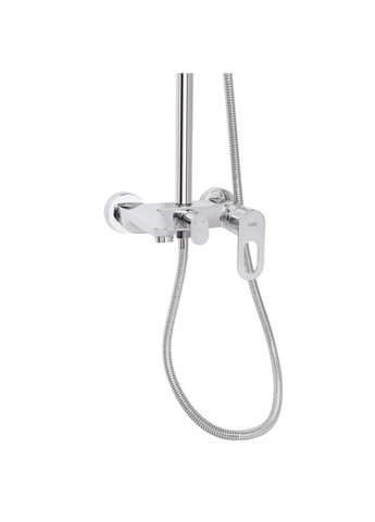 Душова система універсальна Latwa на три споживача (з виливом) (k35) LDLAT1030CRM45417 Chrome LIDZ 1030 (324250426)