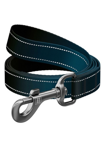 Поводок для собак нейлоновый Nylon Mono светоотражающий, S, Ш 15 мм, Дл 300 см, WAUDOG (333799625)