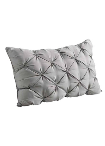 Подушка тісто з еко-пуху 19864 50х70 см сіра Colorful Home (372028736)