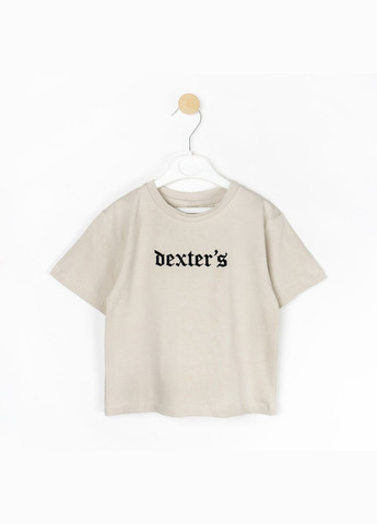 Бежевий демісезонний комплект футболка та шорти з вишивкою dexters бежевий dexter's