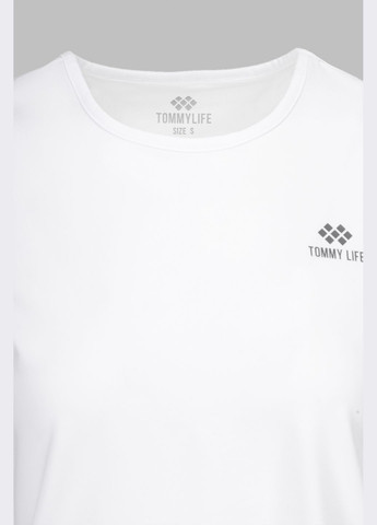 Белая всесезон футболка фитнес Tommy Life
