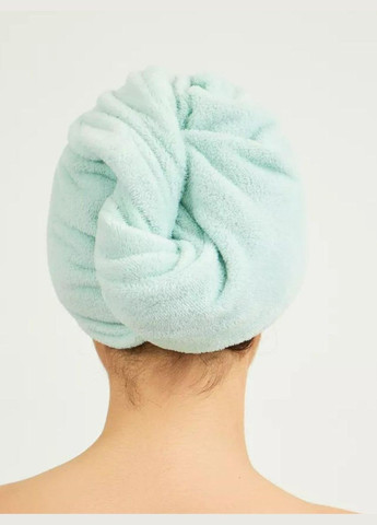 Банный халат полотенце с чалмой 80х140 Голубой (П4К-novo-f-sauna-008) No Brand (323160677)