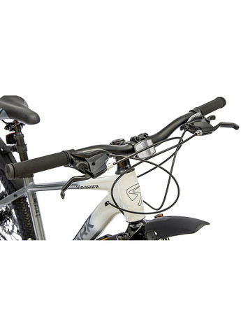 Велосипед PLEASURE 26", размер S, рама 15", 2025, белый с серым Spark (369648691)