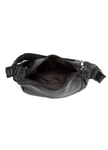 Женская черная сумка через плечо из натуральной кожи RoyalBag nm20-w2021a (282971011)