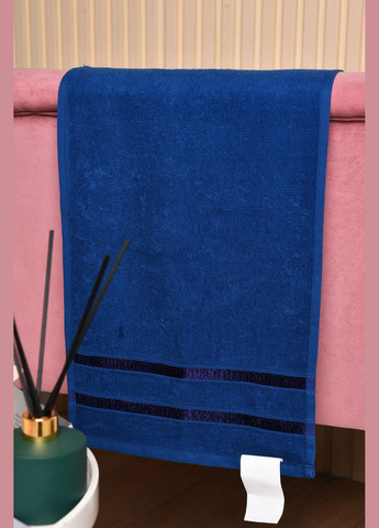 Let's Shop полотенце кухонное махровое синего цвета однотонный синий производство - Китай
