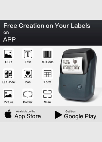 Этикетки T50*30-230 SPRING Color для принтеров (A2A68351801), цветные. NIIMBOT B1/B21/B3S (340279439)