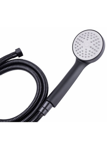 Смеситель для ванны Nicole с поворотным изливом (c душевым гарнитуром) (k35) LDNIC006BLA35180 Black LIDZ 006 (341326358)