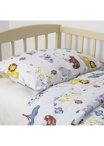 Дитяча ковдра 105*140 см, 250 гр/м2 гіпоалергенна LITTLE FRIENDS Happy Forest Білий (29890105140) ТЕП (368157368)