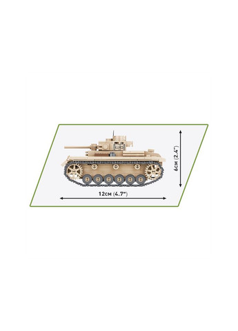 Конструктор (m244859) Cobi Друга Світова Війна Танк Panzer III, 292 деталей (367067275)