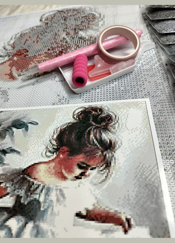 Набор алмазной мозаики НА подрамнике АЛМР-236 "Взрослая"", 40*50см АлМазка (317298179)