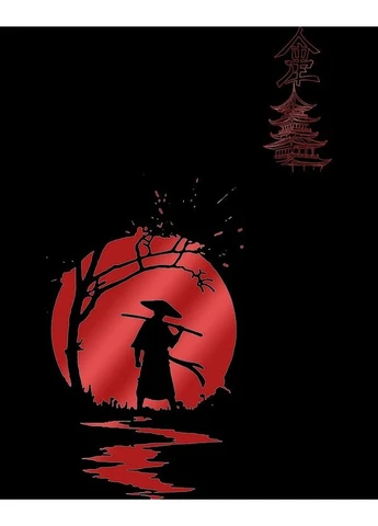 Футболка жіноча з принтом Sun Samurai CRC 58011 - (392316097)